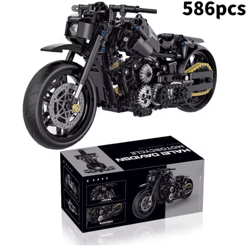2024 Technic Motorcycle Building Blocks Kit Duke Racing Motorbike DIY Model Set 0
