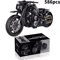2024 Technic Motorcycle Building Blocks Kit Duke Racing Motorbike DIY Model Set 0