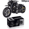 2024 Technic Motorcycle Building Blocks Kit Duke Racing Motorbike DIY Model Set 0