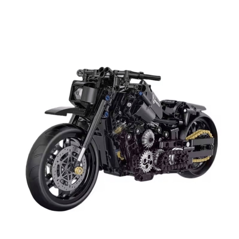 2024 Technic Motorcycle Building Blocks Kit Duke Racing Motorbike DIY Model Set 4