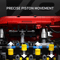 1370PCS Technical V8 Engine Building Blocks Motorized DIY Mechanical Model Kit 2