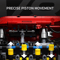 1370PCS Technical V8 Engine Building Blocks Motorized DIY Mechanical Model Kit 2