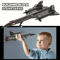 SR71 Blackbird Spy Plane Building Blocks Military Aircraft MOC STEM Model Kit 3