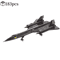 SR71 Blackbird Spy Plane Building Blocks Military Aircraft MOC STEM Model Kit 4