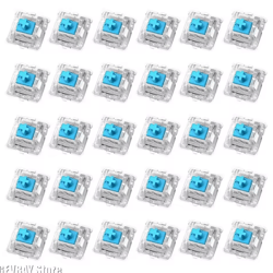 30pcs tactile mechanical keyboard switch set – 2-pin diy replacement clicker kit