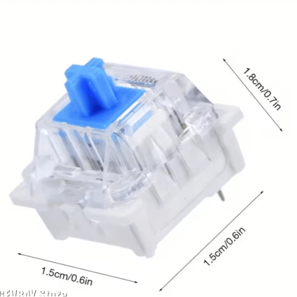 30PCS Tactile Mechanical Keyboard Switch Set 2Pin DIY Replacement Clicker Kit 1