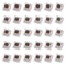 30PCS Tactile Mechanical Keyboard Switch Set 2Pin DIY Replacement Clicker Kit 2