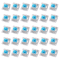30PCS Tactile Mechanical Keyboard Switch Set 2Pin DIY Replacement Clicker Kit 3