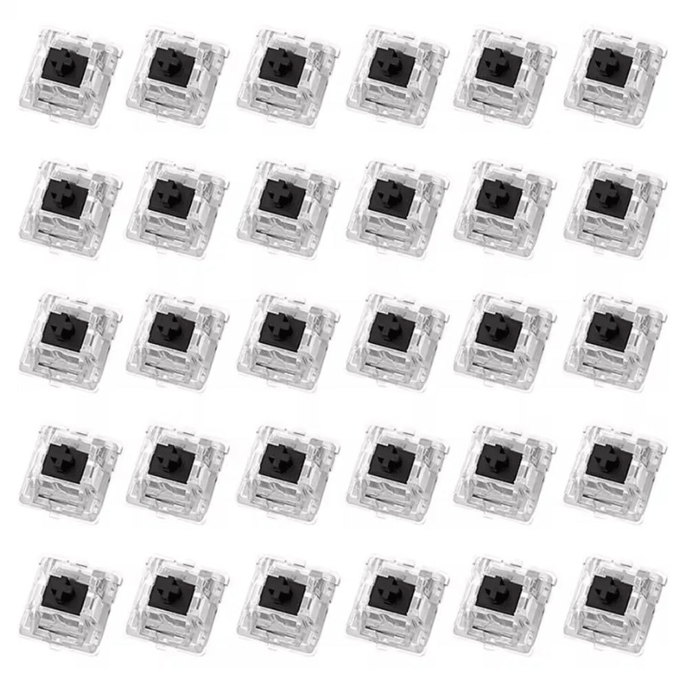 30PCS Tactile Mechanical Keyboard Switch Set 2Pin DIY Replacement Clicker Kit 4