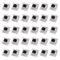 30PCS Tactile Mechanical Keyboard Switch Set 2Pin DIY Replacement Clicker Kit 4