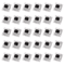 30PCS Tactile Mechanical Keyboard Switch Set 2Pin DIY Replacement Clicker Kit 4