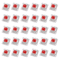 30PCS Tactile Mechanical Keyboard Switch Set 2Pin DIY Replacement Clicker Kit 5