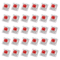 30PCS Tactile Mechanical Keyboard Switch Set 2Pin DIY Replacement Clicker Kit 5