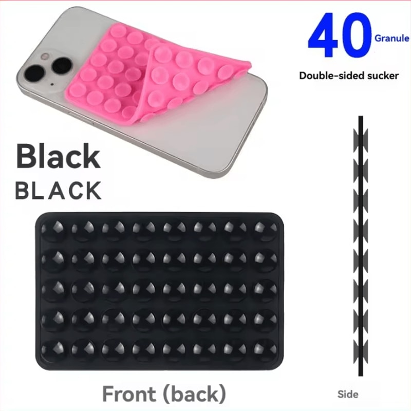Silicone Suction Cup Phone Stand DoubleSided HandsFree Grip Pad 6
