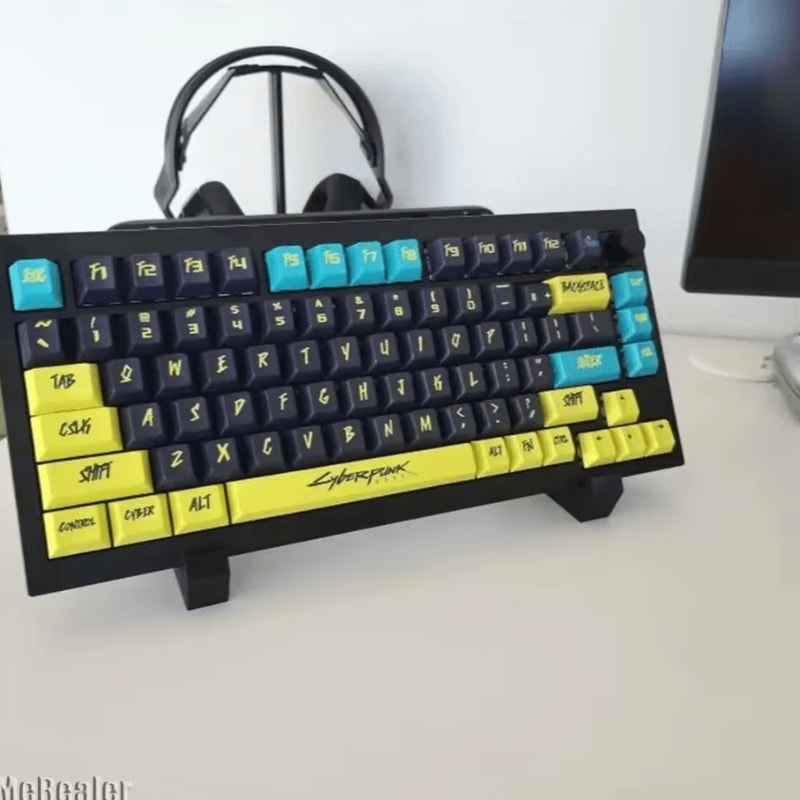 3D Printed Mechanical Keyboard Display Stand MultiLayer Desktop Rack 2