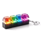 RGB 4Key Keyboard Fidget Toy Clicky Stress Relief Keychain With LED Lights 3