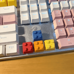 3d printed wasd keycaps set – mx stem custom directional gaming keys