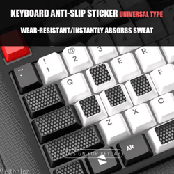 anti-slip keyboard keycap stickers – precision grip pads for mechanical keyboards