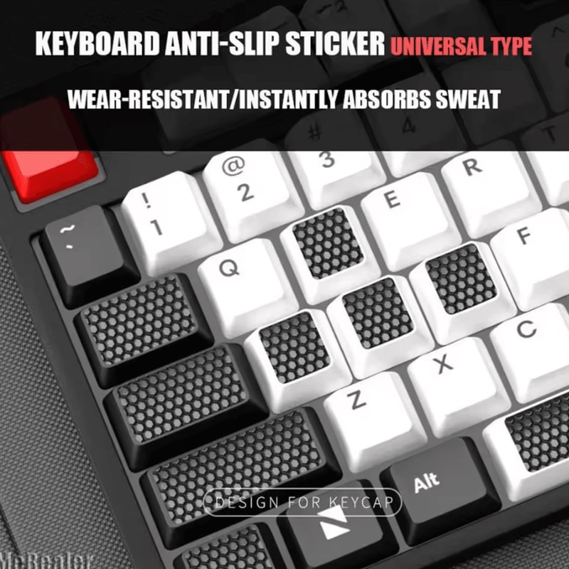 AntiSlip Keyboard Keycap Stickers Precision Grip Pads For Mechanical Keyboards 0