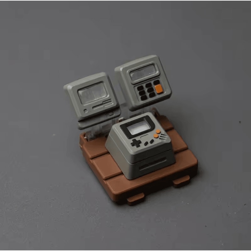 Retro Transparent Game Console Keycap Set 3in1 Creative Mechanical Keyboard Caps 8