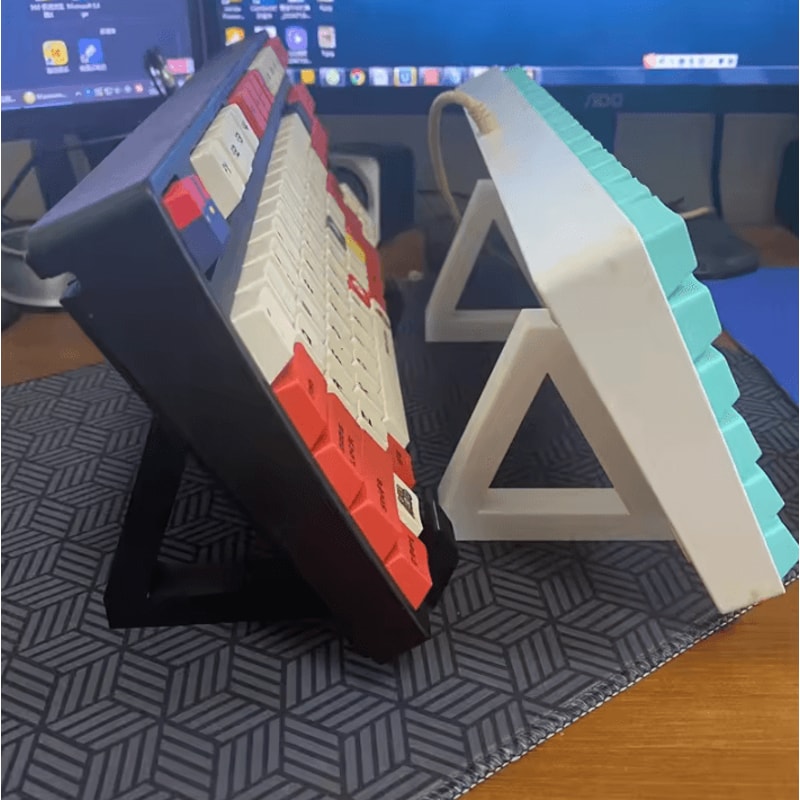 3D Printed Mechanical Keyboard Display Stand SingleLayer Desktop Storage Rack 0
