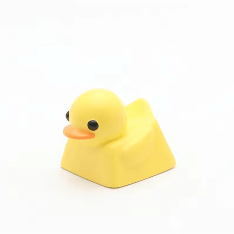 Cute Duck Resin Keycap Cherry MX Artisan Keyboard Cap 1