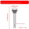 38 To 14 Metal Ball Head Adapter Microphone Boom Arm Mount Connector 3