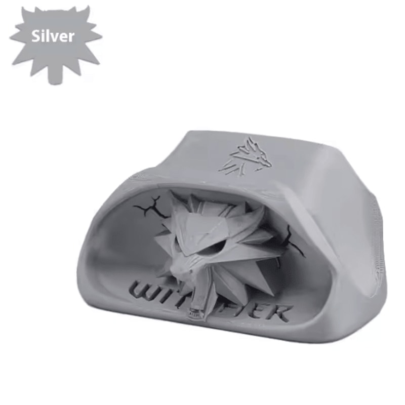 Wizard Wolf Head Controller Stand Gaming Display Base Desk Organizer 3
