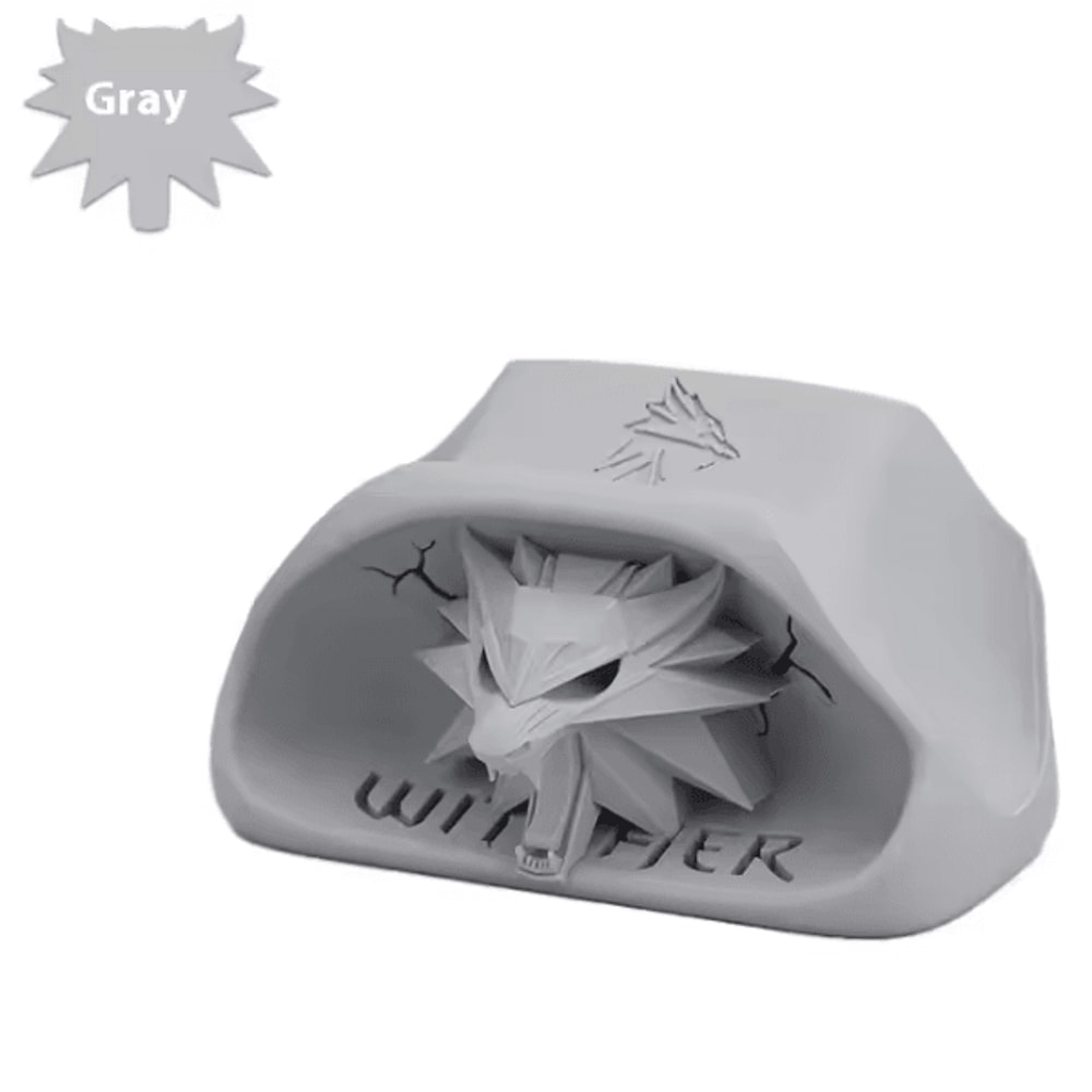 Wizard Wolf Head Controller Stand Gaming Display Base Desk Organizer 5