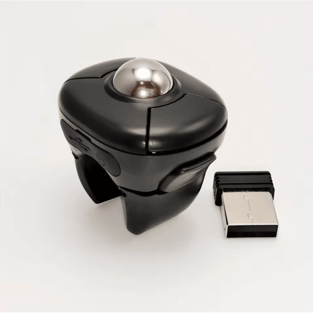 Trackball Finger Ring Mouse DualMode Bluetooth 24G Wireless Remote Controller 4