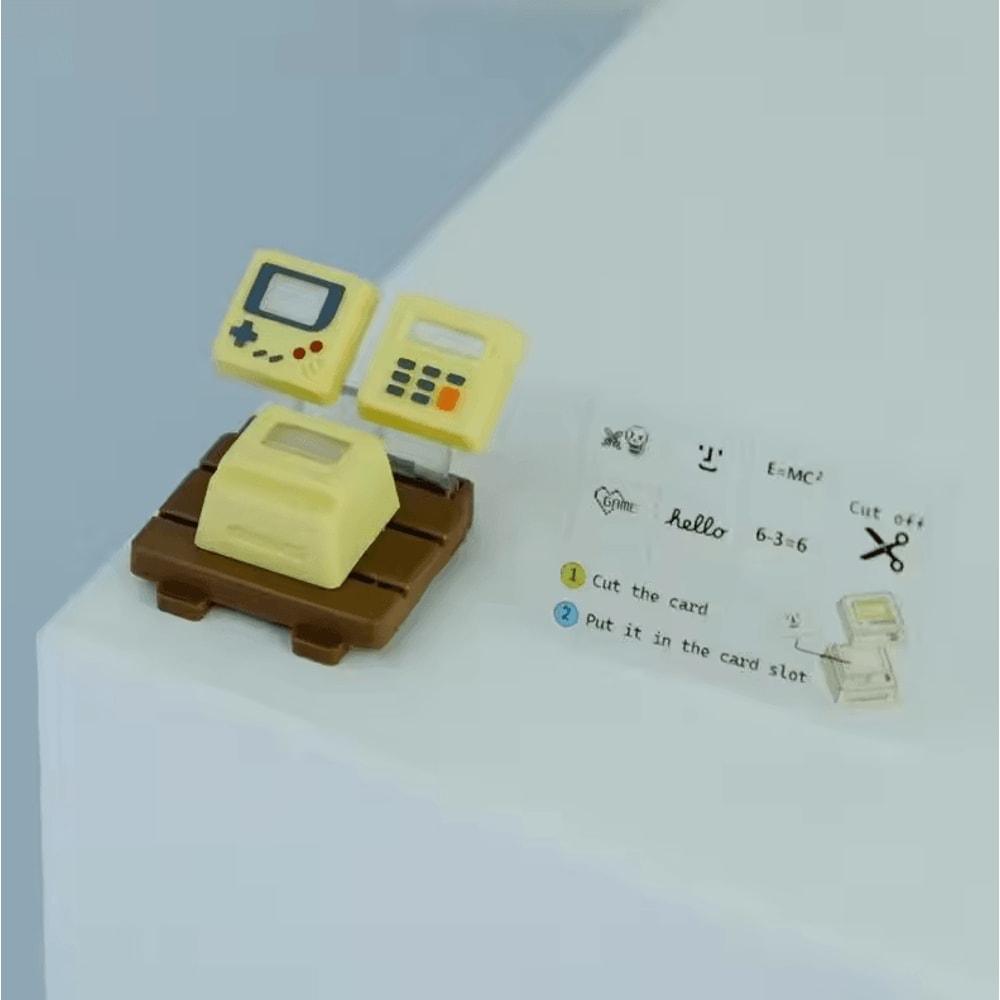 K04 Retro Transparent Keycap Set 3in1 Cute Game Console Mechanical Keyboard Caps 6