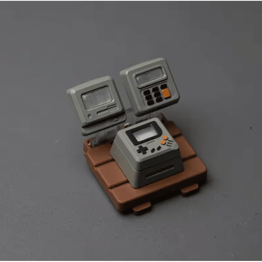 K04 Retro Transparent Keycap Set 3in1 Cute Game Console Mechanical Keyboard Caps 7