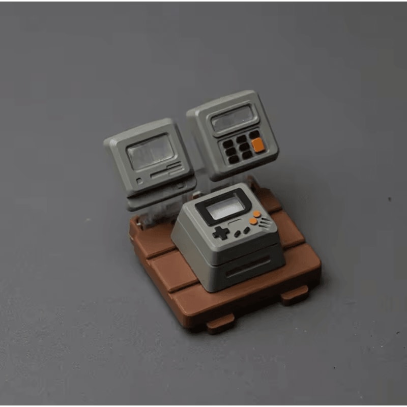 K04 Retro Transparent Keycap Set 3in1 Cute Game Console Mechanical Keyboard Caps 7