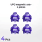 UFO Magnetic Linear Switch 40gf Hall Effect RGB Keyboard Switch Deep Clacky Sound 4
