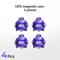 UFO Magnetic Linear Switch 40gf Hall Effect RGB Keyboard Switch Deep Clacky Sound 4