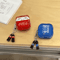 Mineral Water Bottle AirPods Case 3D Beverage Silicone Protective Cover With Pendant 0