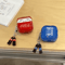 Mineral Water Bottle AirPods Case 3D Beverage Silicone Protective Cover With Pendant 0