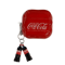 Mineral Water Bottle AirPods Case 3D Beverage Silicone Protective Cover With Pendant 3