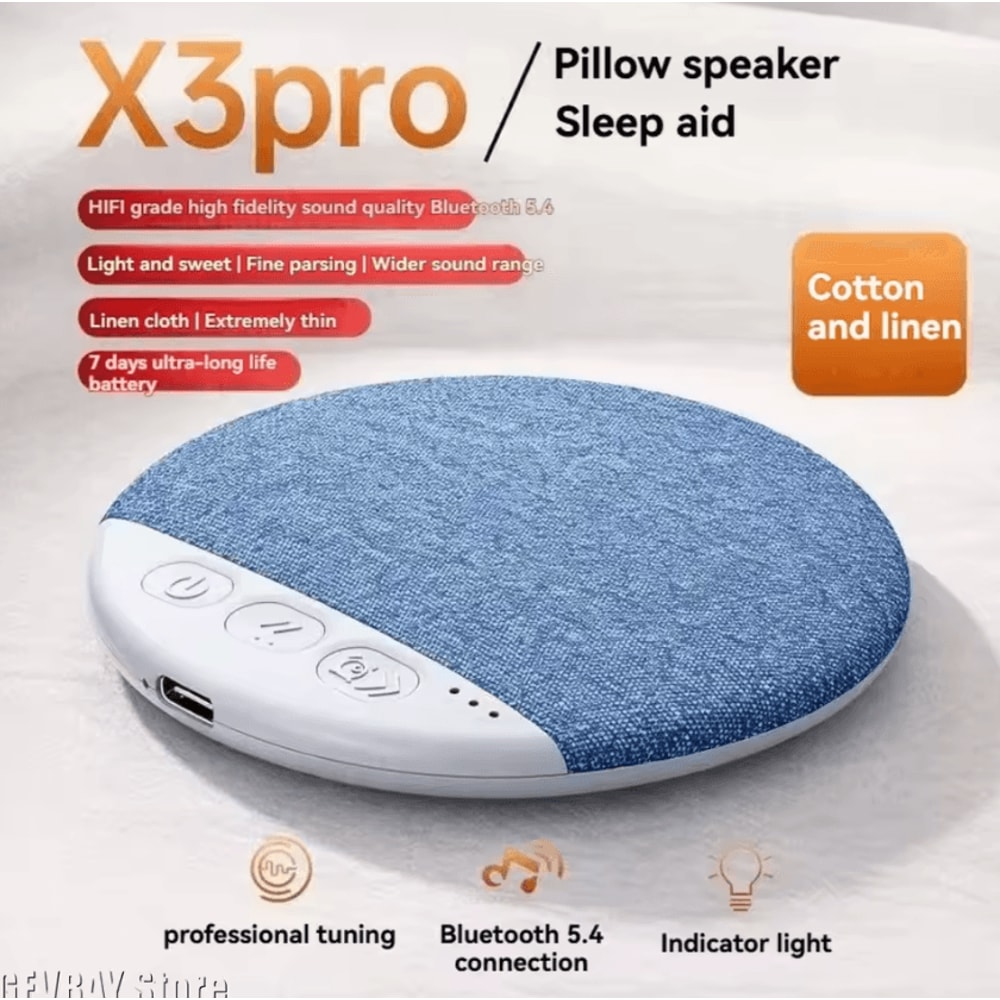 SleepSync Pro Bluetooth Pillow Speaker With White Noise Timer 0