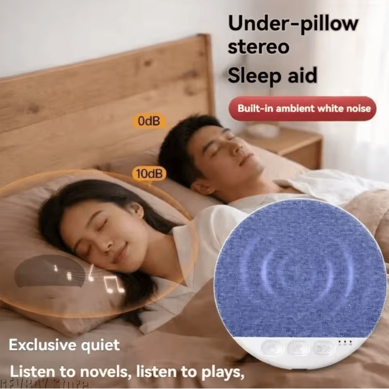 SleepSync Pro Bluetooth Pillow Speaker With White Noise Timer 4