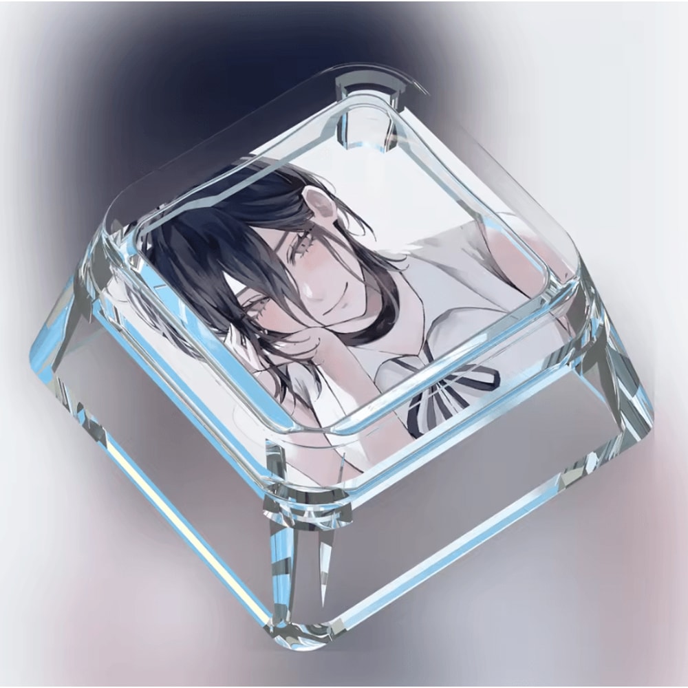 Reze Anime Keycap 1U Cute Chainsaw Man Artisan Mechanical Keyboard Keycap 1