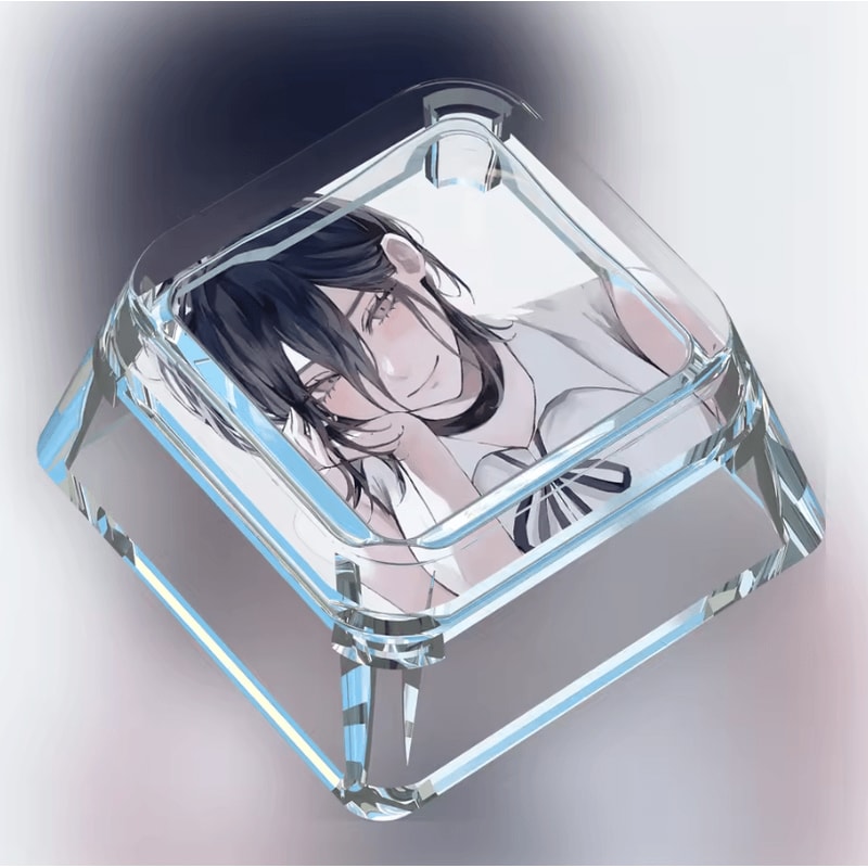 Reze Anime Keycap 1U Cute Chainsaw Man Artisan Mechanical Keyboard Keycap 1