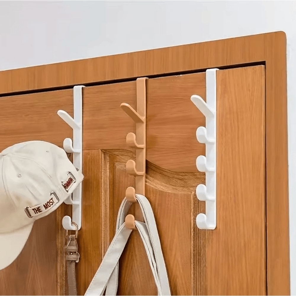 SpaceSaver OvertheDoor Clothes Bag Organizer Hooks 0