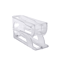 RollFlow 4Layer Automatic Egg Roller Rack SpaceSaving Large Capacity Egg Organizer 4