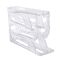 RollFlow 4Layer Automatic Egg Roller Rack SpaceSaving Large Capacity Egg Organizer 7