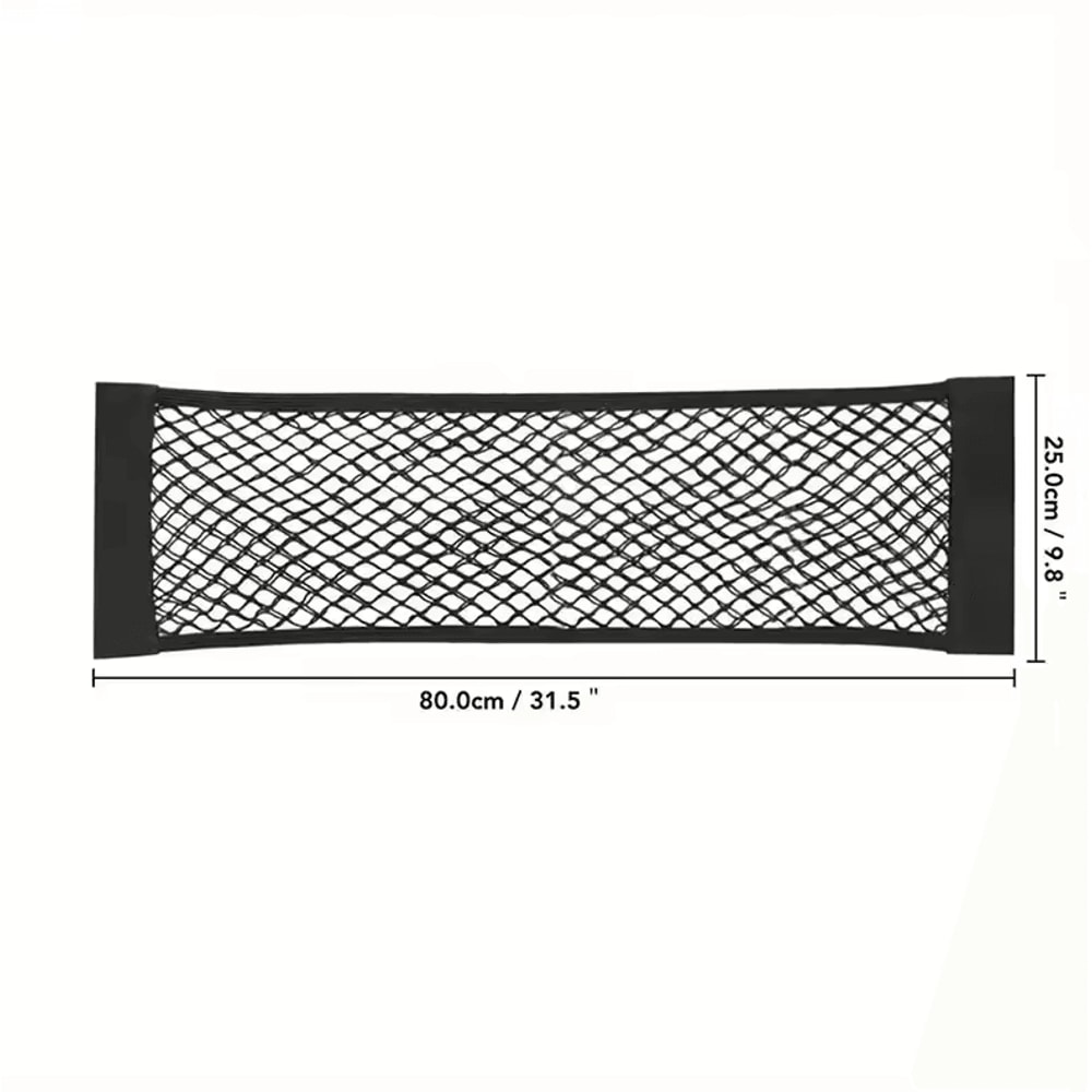 SecureMesh DoubleLayer Car Trunk Storage Net Universal Cargo Organizer Fire Extinguisher Holder 5