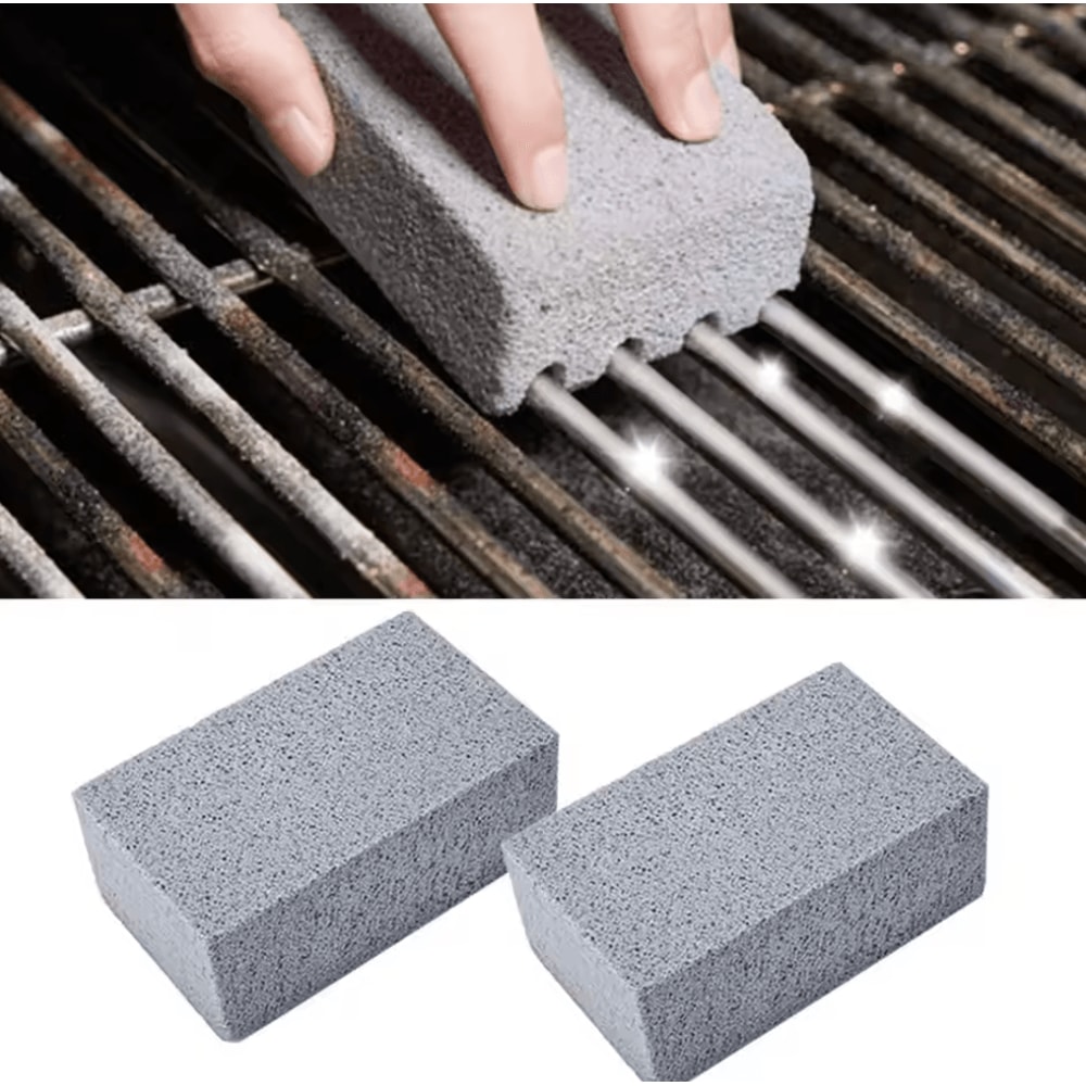 GrillPure Pumice Cleaning Brick HeavyDuty BBQ Grill Cleaner Block 1