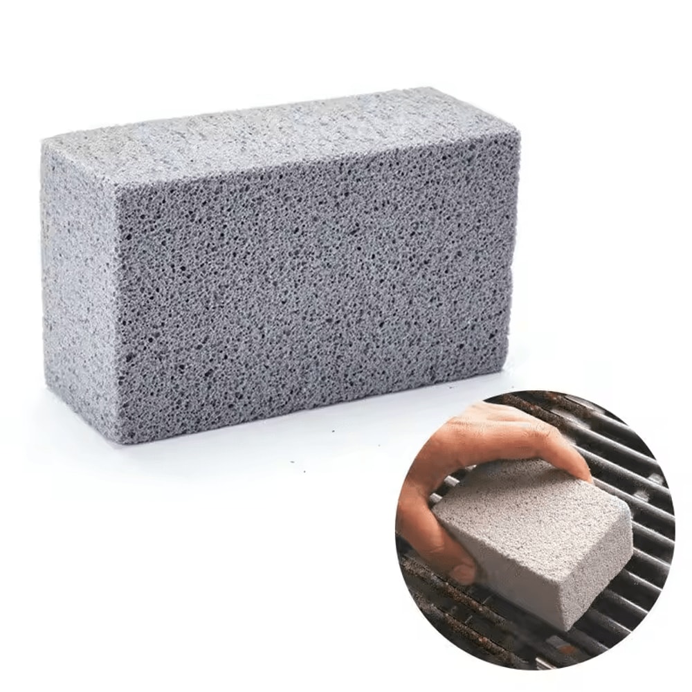 GrillPure Pumice Cleaning Brick HeavyDuty BBQ Grill Cleaner Block 2