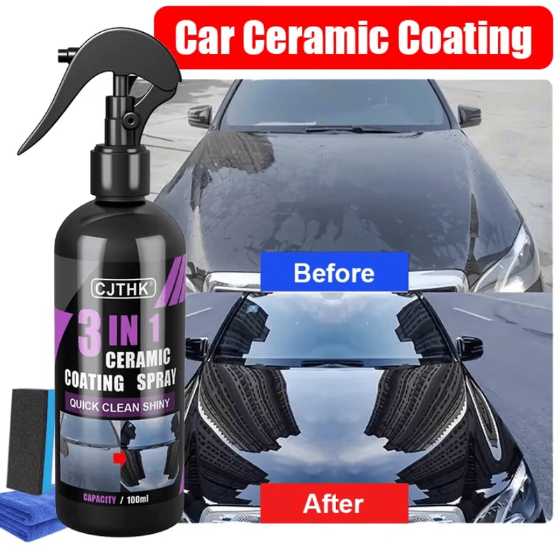 NanoShield Pro Ceramic Coating Hydrophobic Car Paint Protection Liquid 100ml 0
