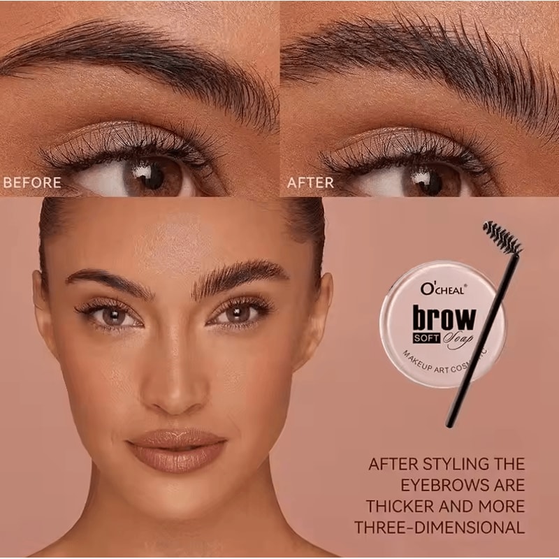 BrowSculpt 3D Waterproof Eyebrow Styling Cream QuickDry Natural Lift Brow Pomade Gel 2
